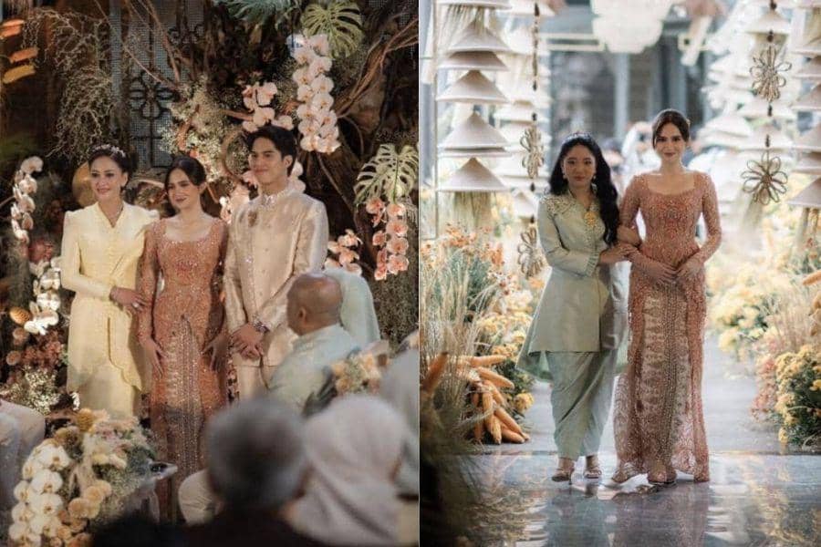 Gaya Keluarga di Lamaran El Rumi dan Syifa Hadju