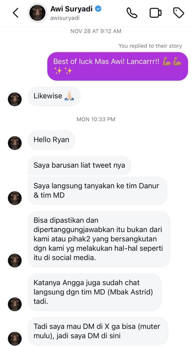 postingan Ryan Adriandhy 