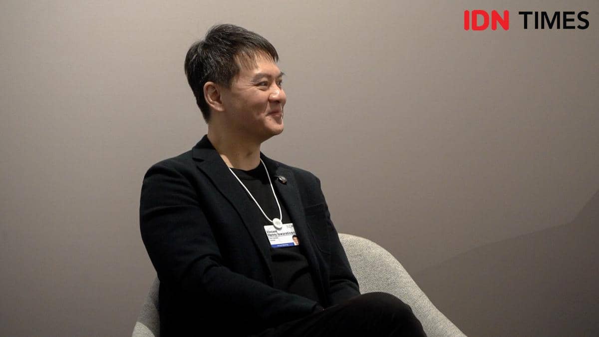 CEO & Co-Founder DANA, Vince Iswara dalam World Economic Forum 2026 di Davos, Swis