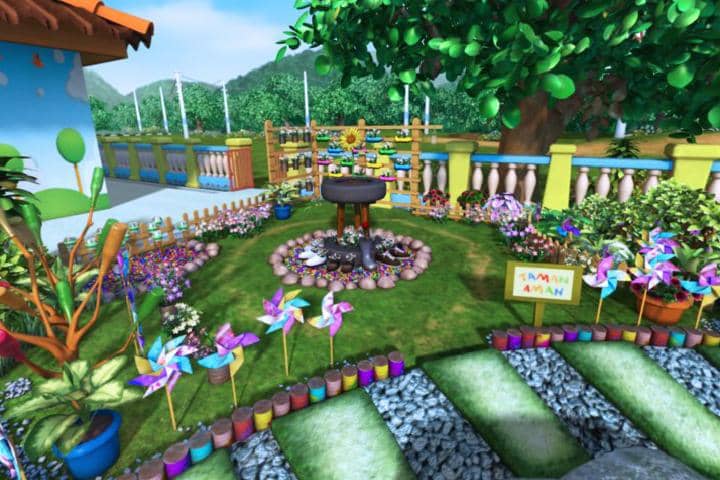 membuat DIY taman tercantik aktivitas menarik di sekolah upin ipin