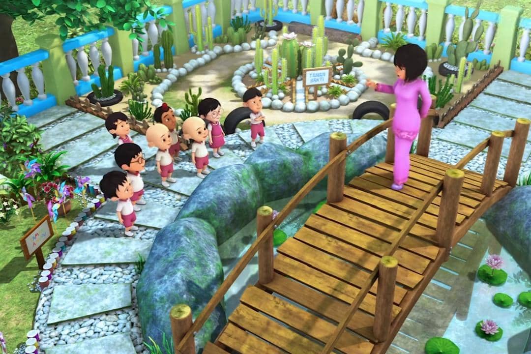 Cuplikan serial Upin dan Ipin  