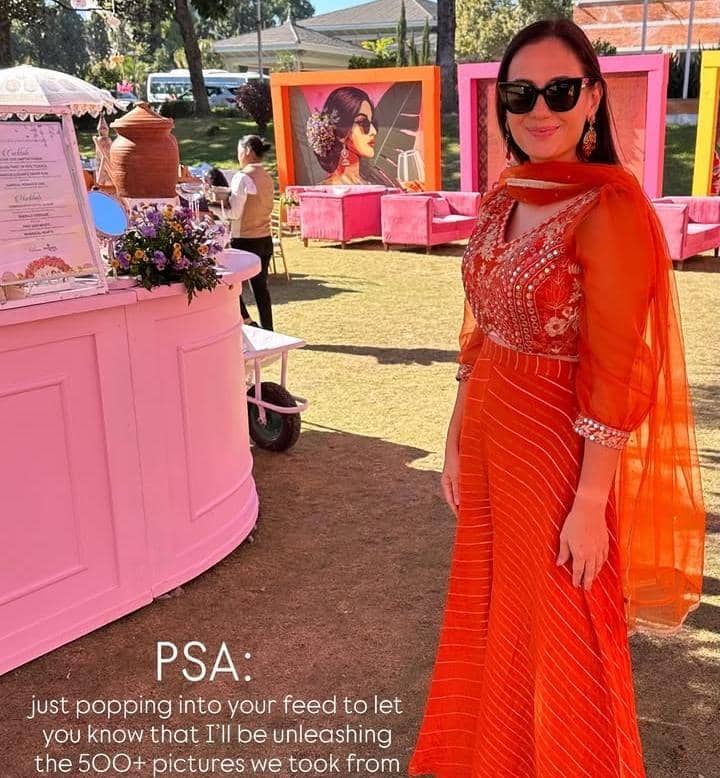 potret Marissa Nasution kondangan di Kathmandu