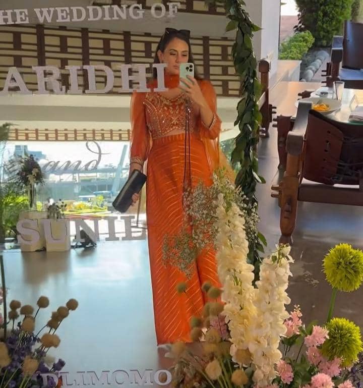 potret Marissa Nasution kondangan di Kathmandu