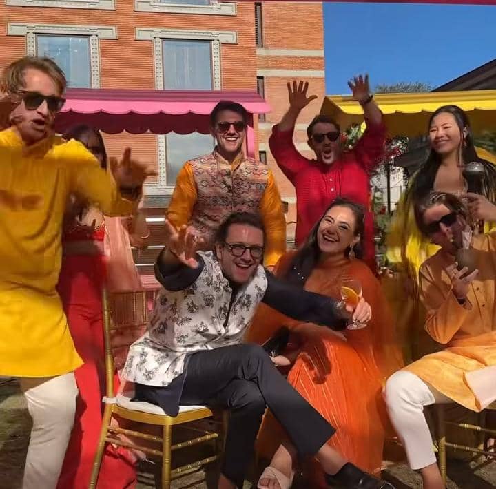 potret Marissa Nasution kondangan di Kathmandu