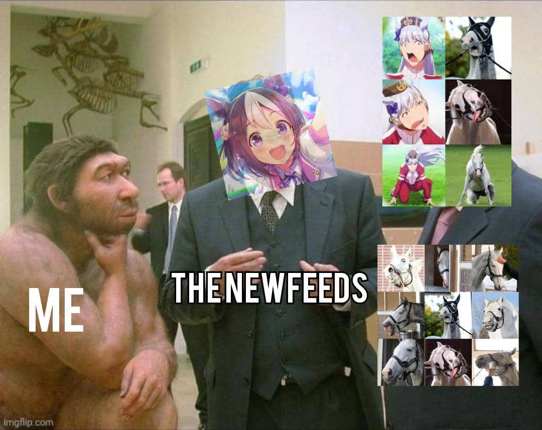 meme anime tentang kuda