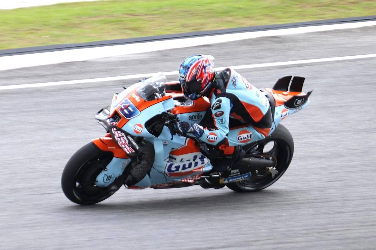 Ai Ogura saat menjalani pekan balap GP Malaysia 2025