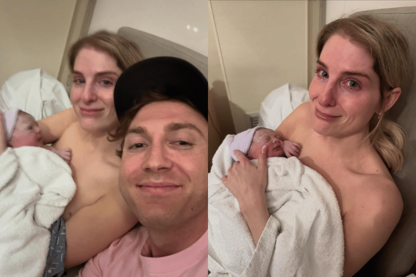 potret kelahiran anak ketiga Meghan Trainor