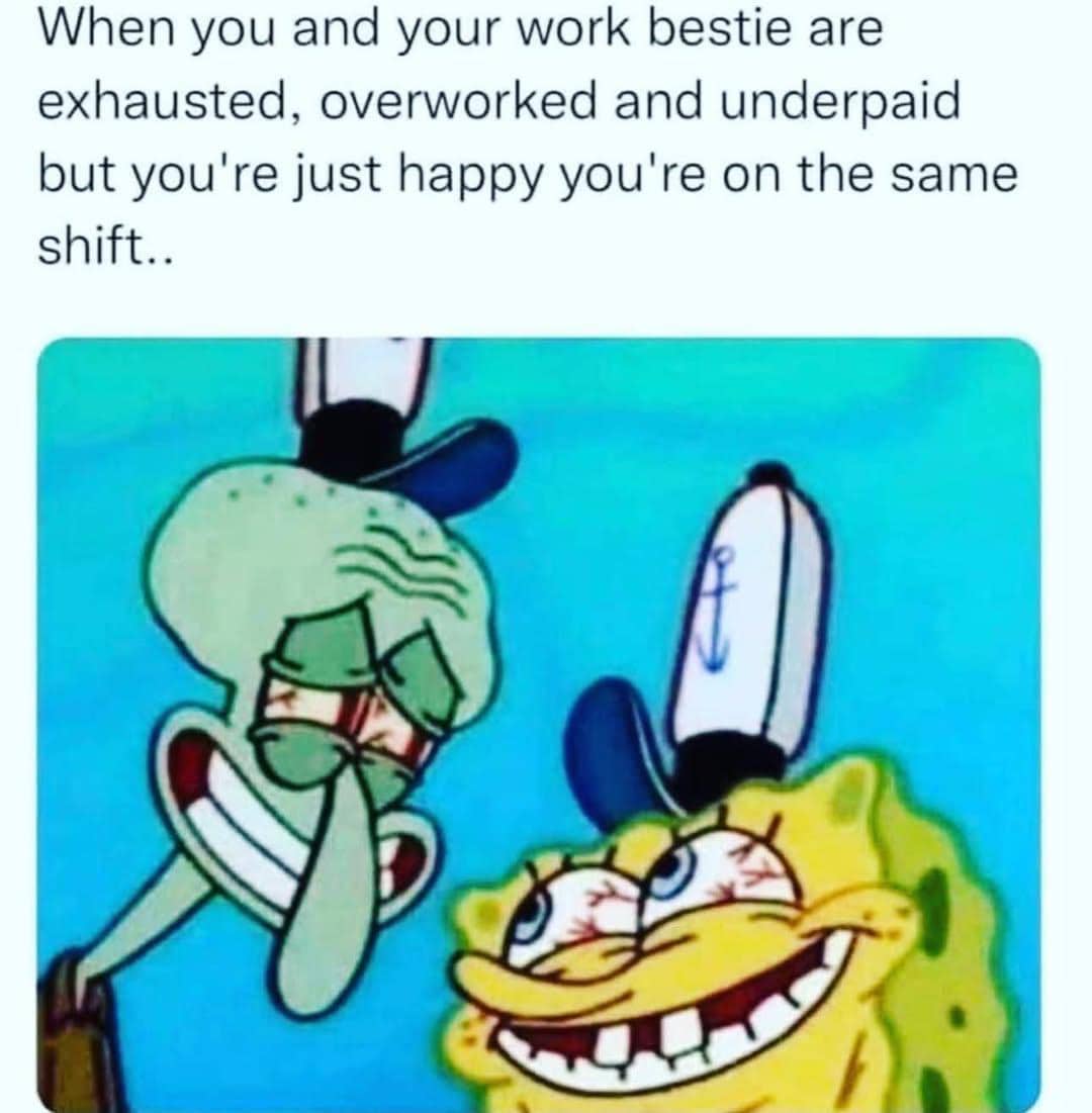 meme kerja dibayar di bawah standar