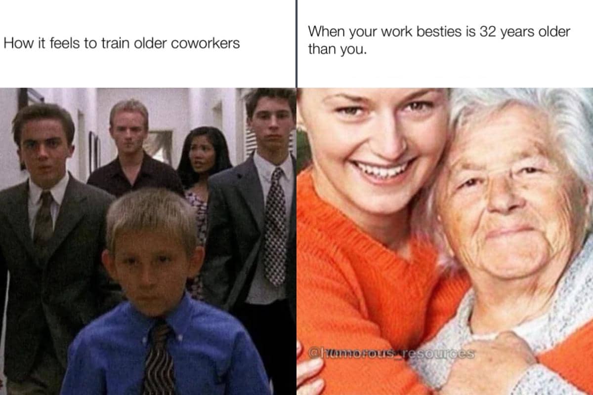 meme teman kerja beda umur