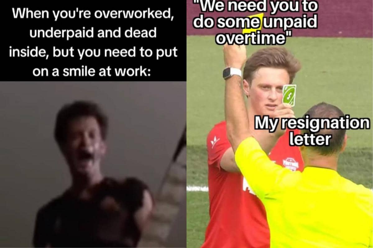 meme kerja dibayar di bawah standar