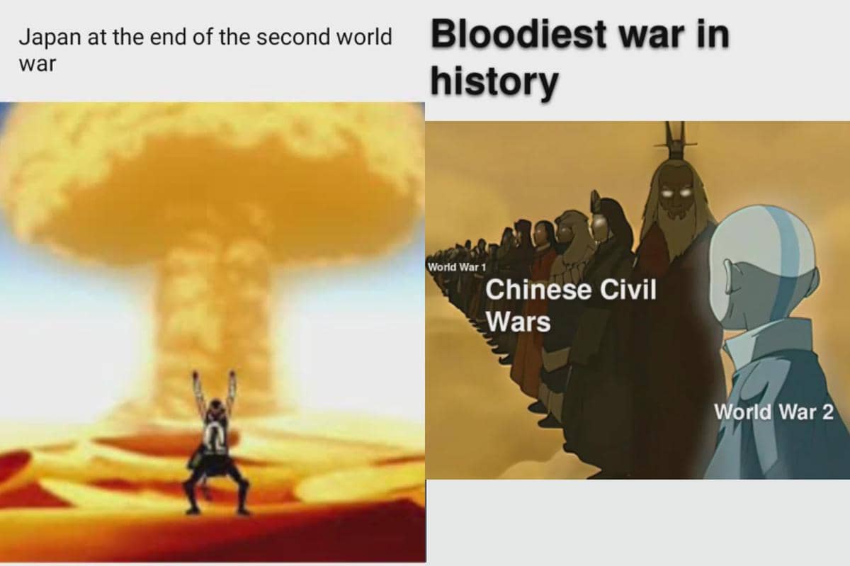 meme Avatar tentang perang duni