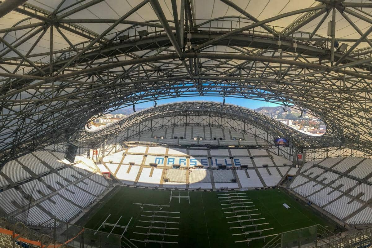 potret Stade Velodrome, markas Olympique Marseille