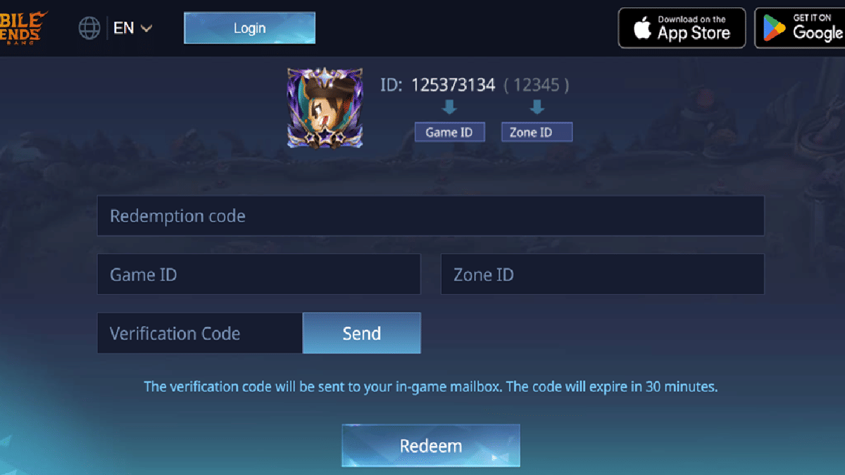 web penukaran kode MLBB