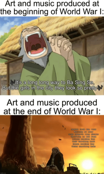 meme Avatar tentang perang dunia