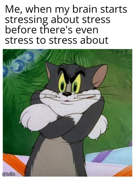 meme stres brutal