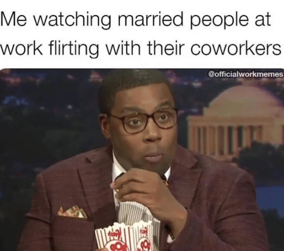 meme selingkuh di tempat kerja