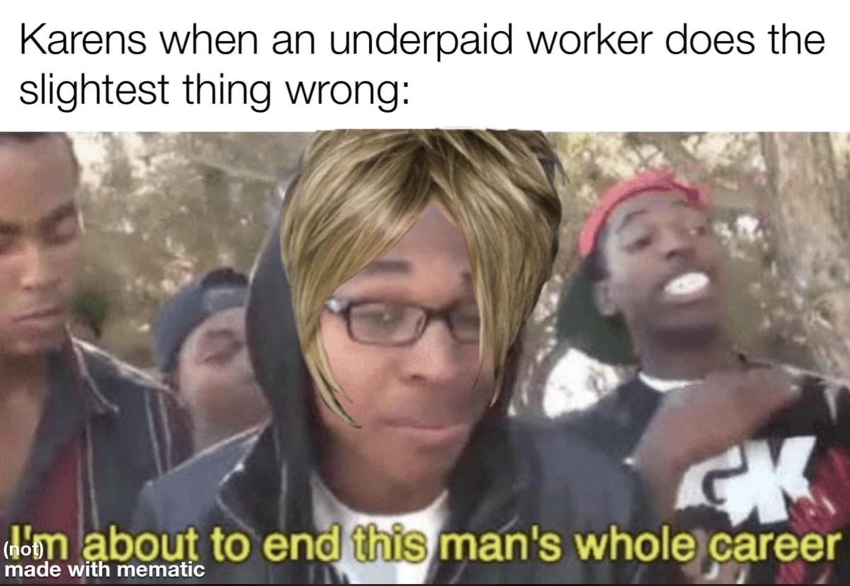 meme kerja dibayar di bawah standar