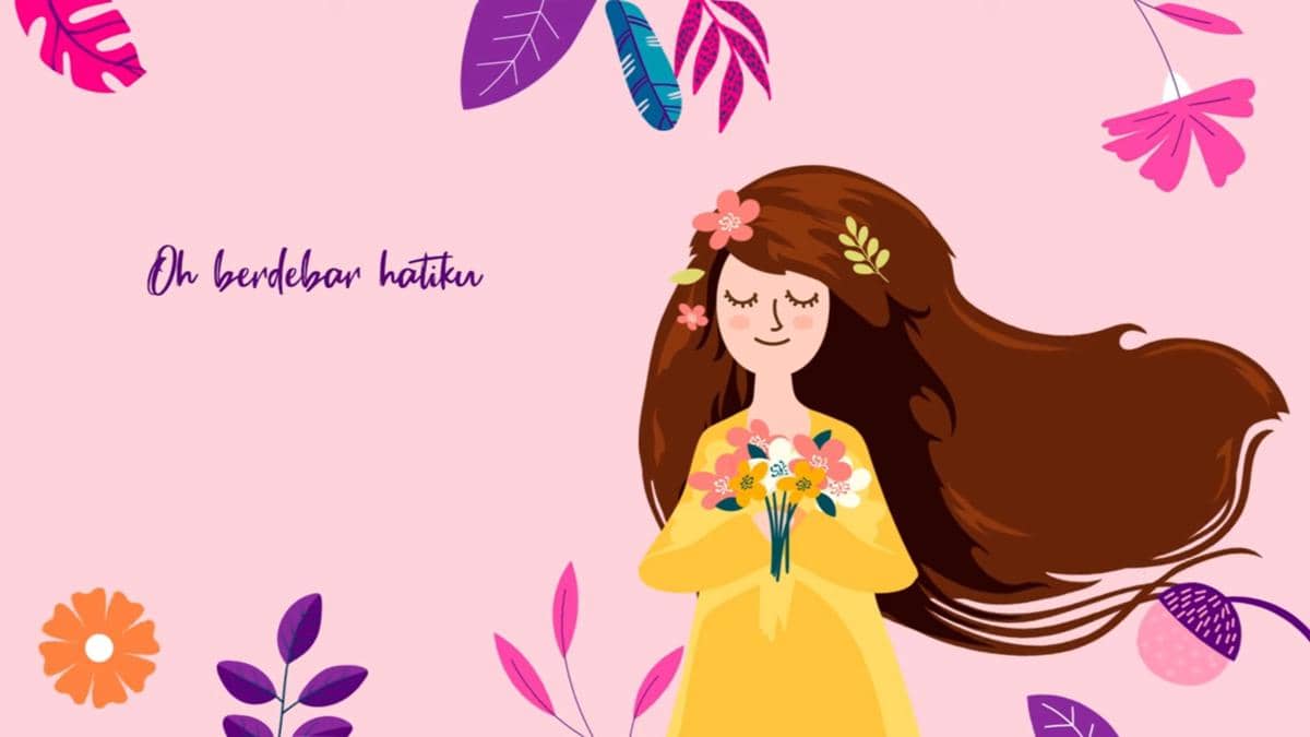 cuplikan lirik video "Cinta Pertama"