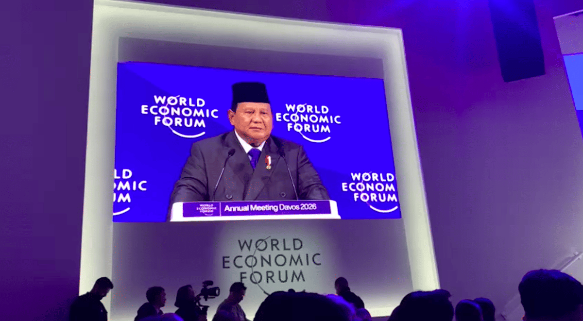 Presiden RI, Prabowo dalam dalam World Economic Forum 2026 di Davos, Swis.