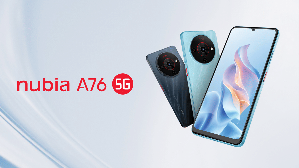 nubia A76 5G. (Dok. nubia Indonesia)