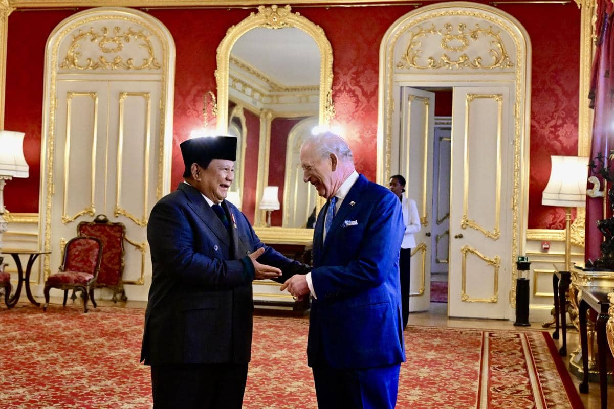 Poin-Poin Pertemuan Presiden Prabowo dan Raja Charles III di Inggris