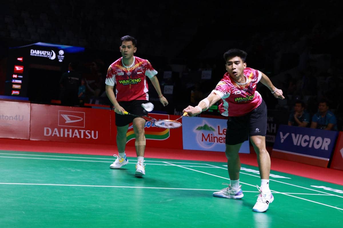 Sabar/Reza saat tampil di Indonesia Masters 2026.
