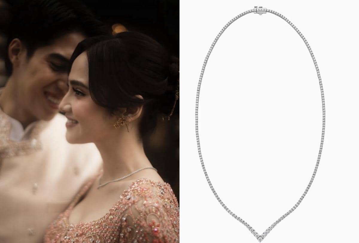 harga kalung lamaran Syifa Hadju 