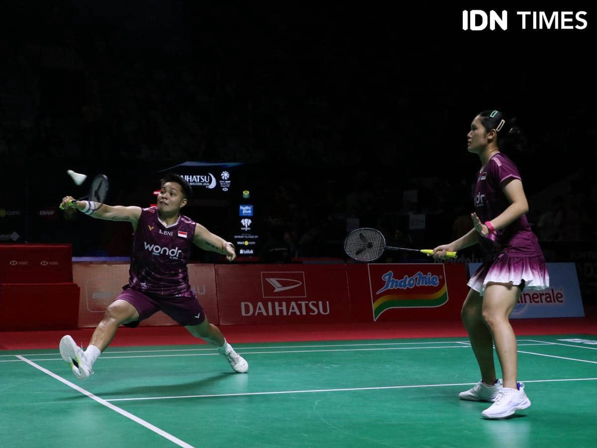 Lanny Tria Mayasari/Apriyani Rahayu mengunci slot ke perempat final Indonesia Masters 2026