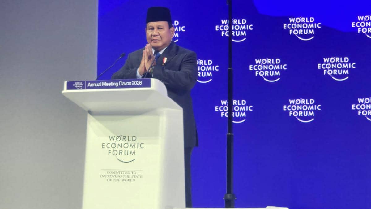 Prabowo Ungkap Baru Cabut Izin 28 Perusahaan Perusak Alam di WEF 2026
