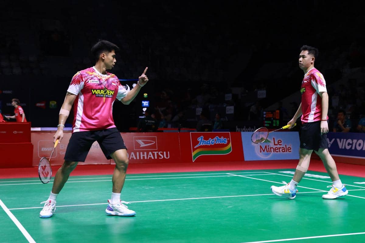 Sabar/Reza saat tampil di Indonesia Masters 2026.