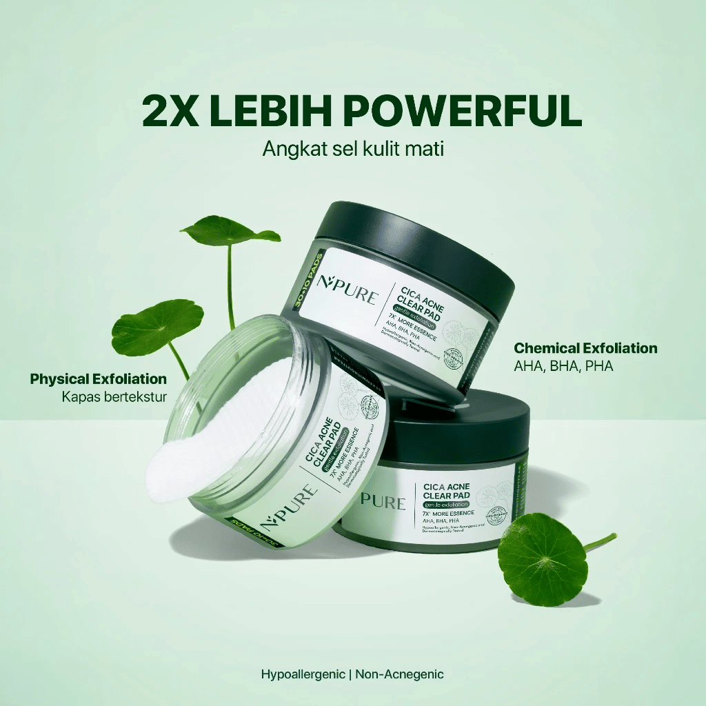 NPURE Gentle Exfoliation Pad. (shopee.co.id/Npure Official Shop)