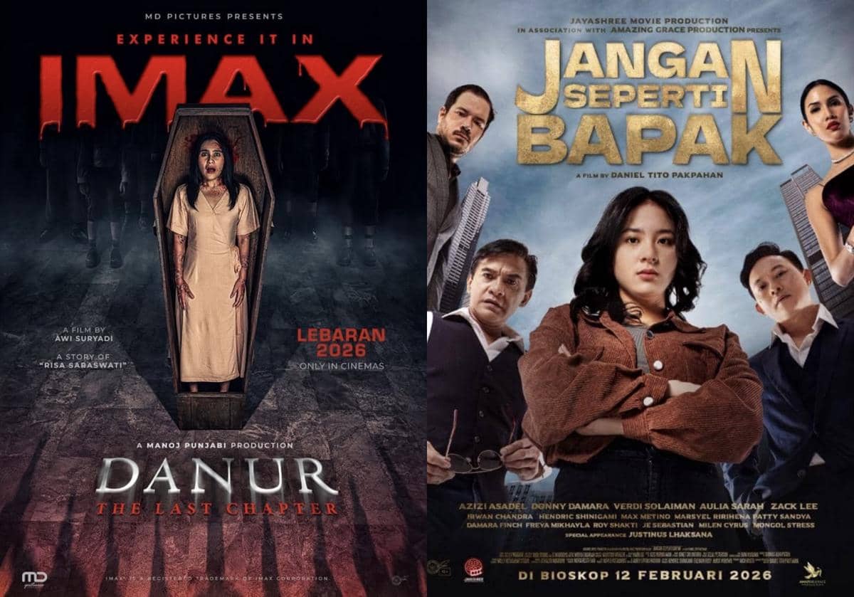 poster Danur: The Last Chapter dan Jangan Seperti Bapak
