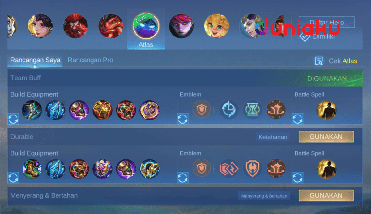 Build Atlas (Dok. Moonton/Mobile Legends)