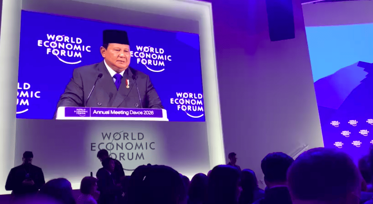 Presiden RI, Prabowo dalam dalam World Economic Forum 2026 di Davos, Swis.