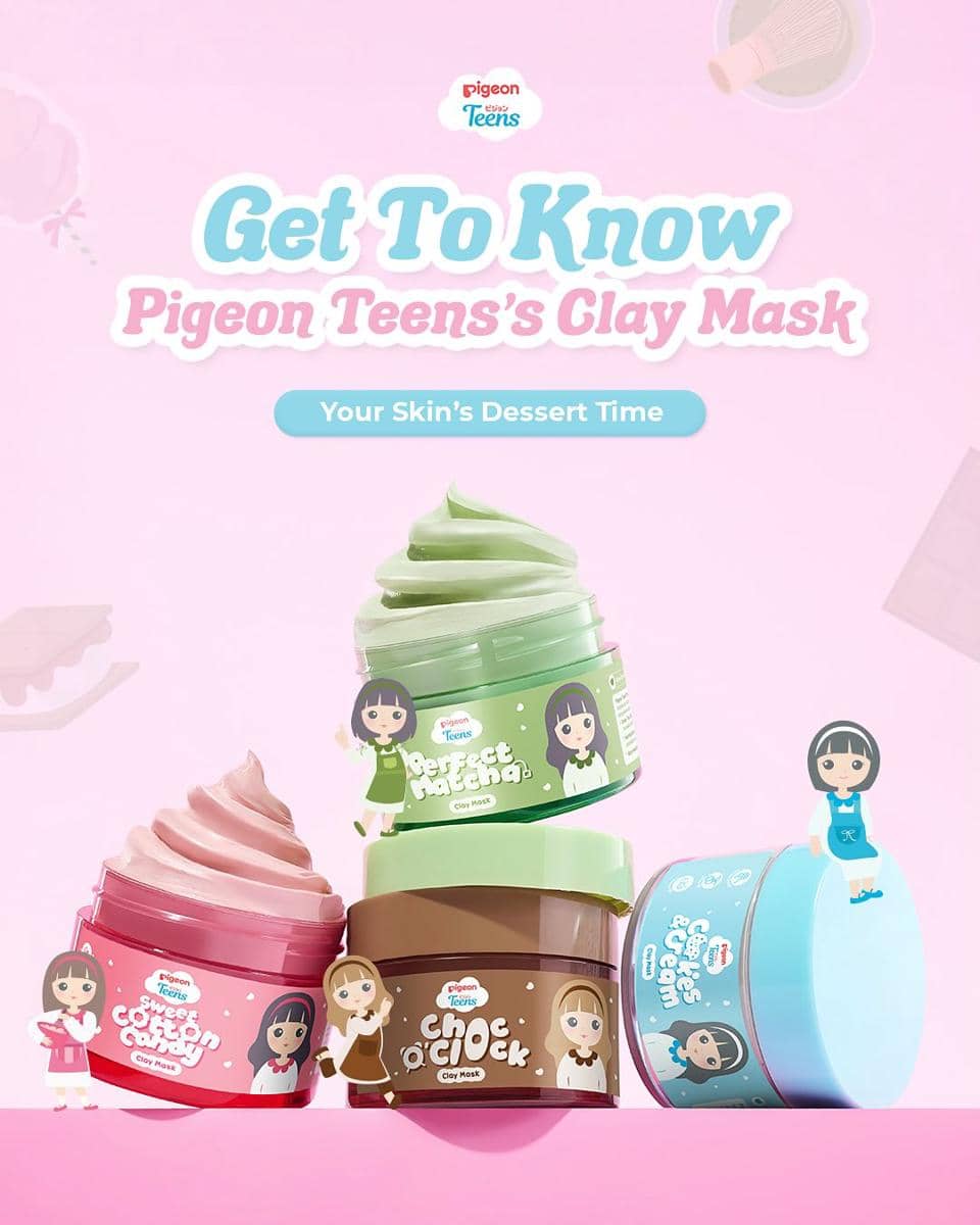 Pigeon clay mask