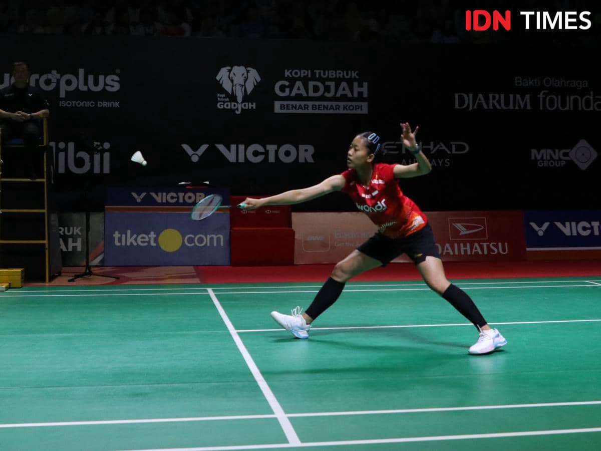 Putri Kusuma Wardani (Putri KW) kandas di 16 besar Indonesia Masters 2026.