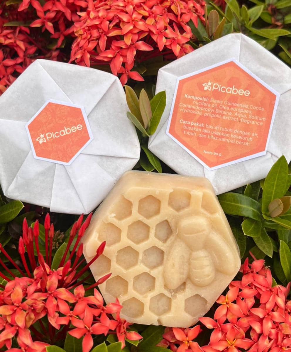 Workshop Pembuatan Sabun dengan Ekstrak Propolis oleh Mahasiswa Kuliah Kerja Nyata (KKN) Tematik Institut Teknologi Sumatera (ITERA) Kelompok 16 Desa Pemerihan, Pesisir Barat