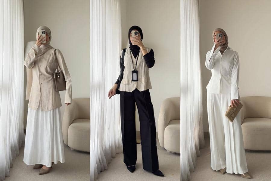 referensi gaya clean outfit ala Pamela Agatha