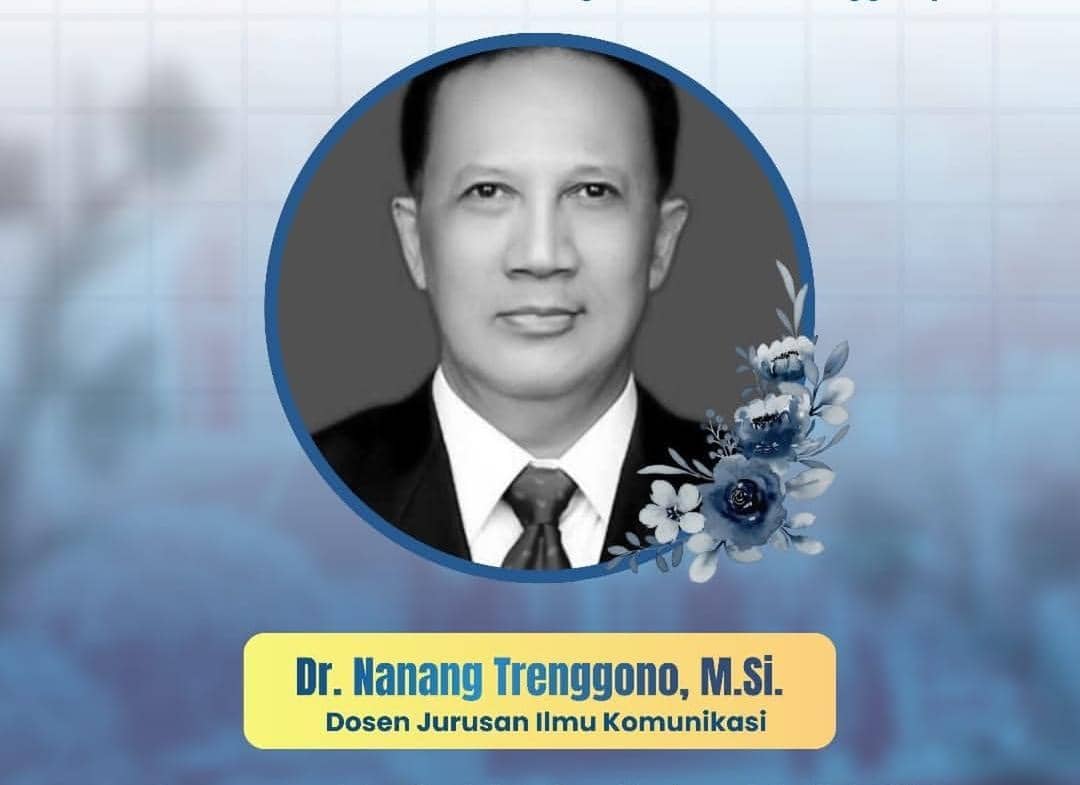 Nanang Trenggono, dosen senior Jurusan Ilmu Komunikasi Fakultas Ilmu Sosial dan Ilmu Politik (FISIP) Unila
