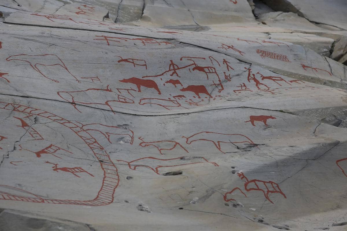 potret Rock Art of Alta, seni cadas yang dibuat selama ribuan tahun