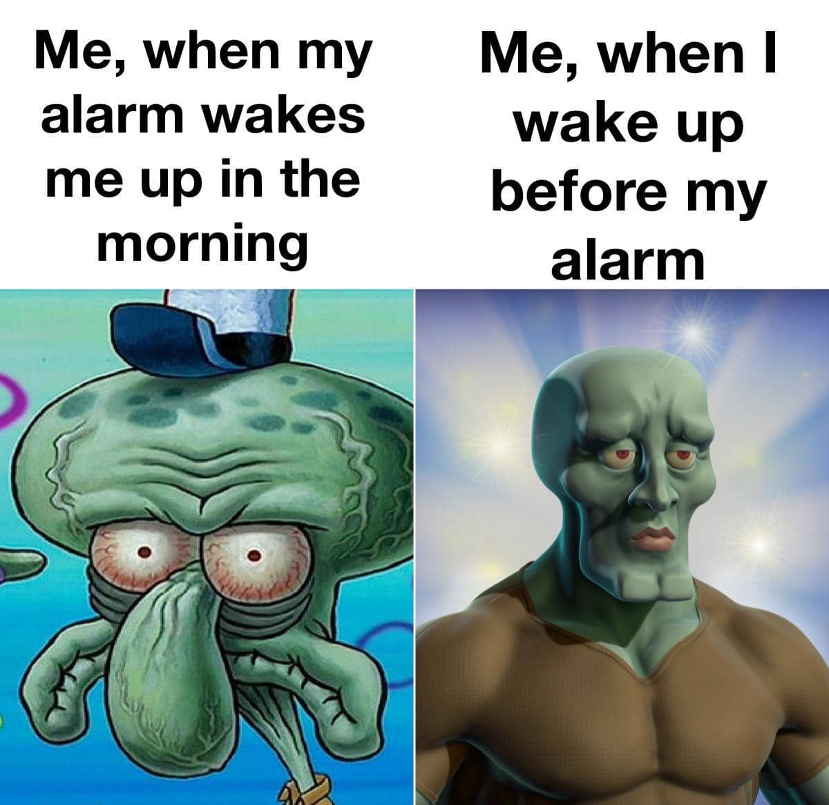 meme kartun tentang alarm