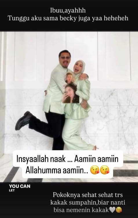 Deswita Maharani dan Ferry Maryadi di Lamaran Syifa Hadju (instagram.com/deswitamaharani80)