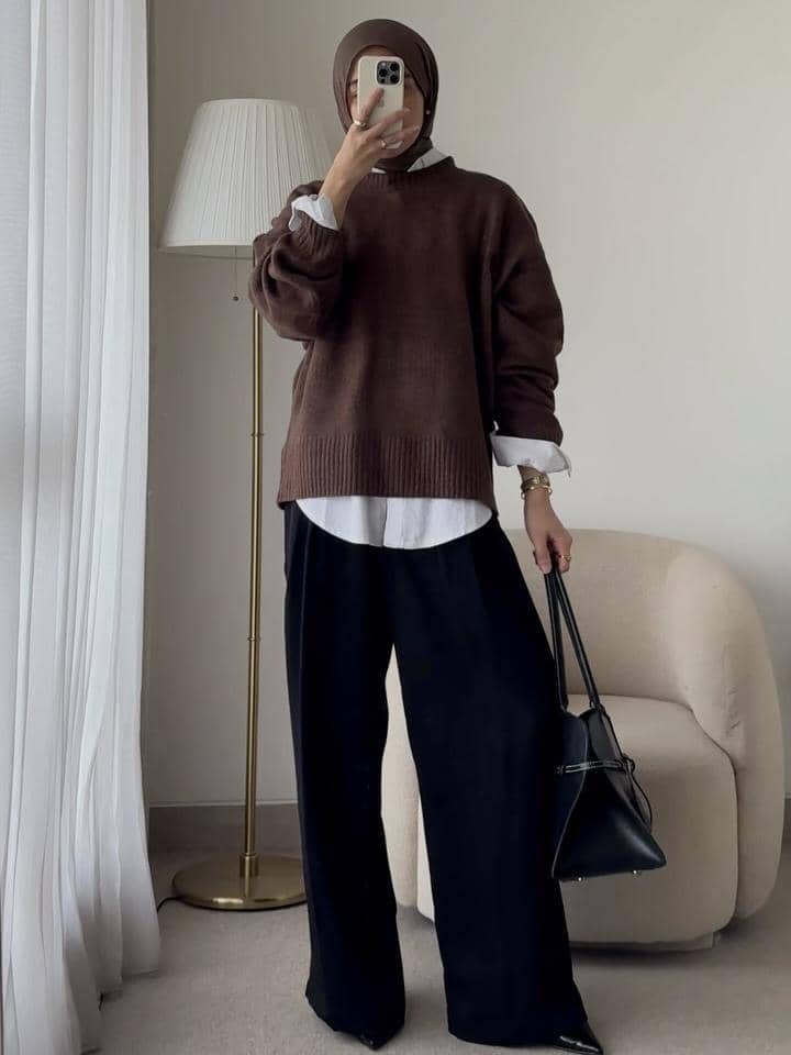 ide mix and match sweater ala Pamela Agatha