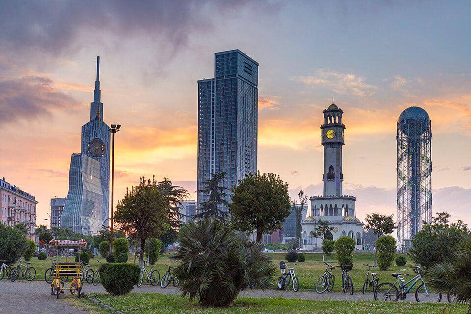 Kota Batumi di Georgia