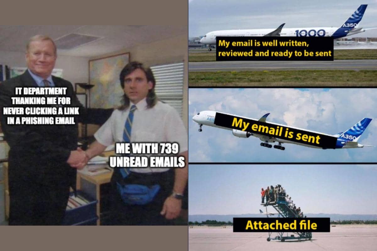 meme email kerjaan