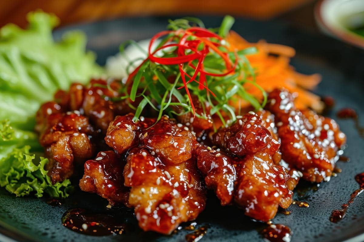 ilustrasi ayam teriyaki