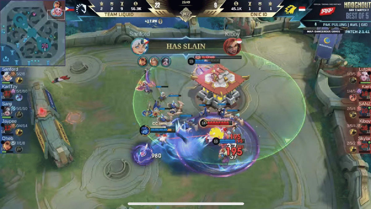 Sora menjadi hero paling berkontribusi mengalahkan ONIC pada game 1 dan 2