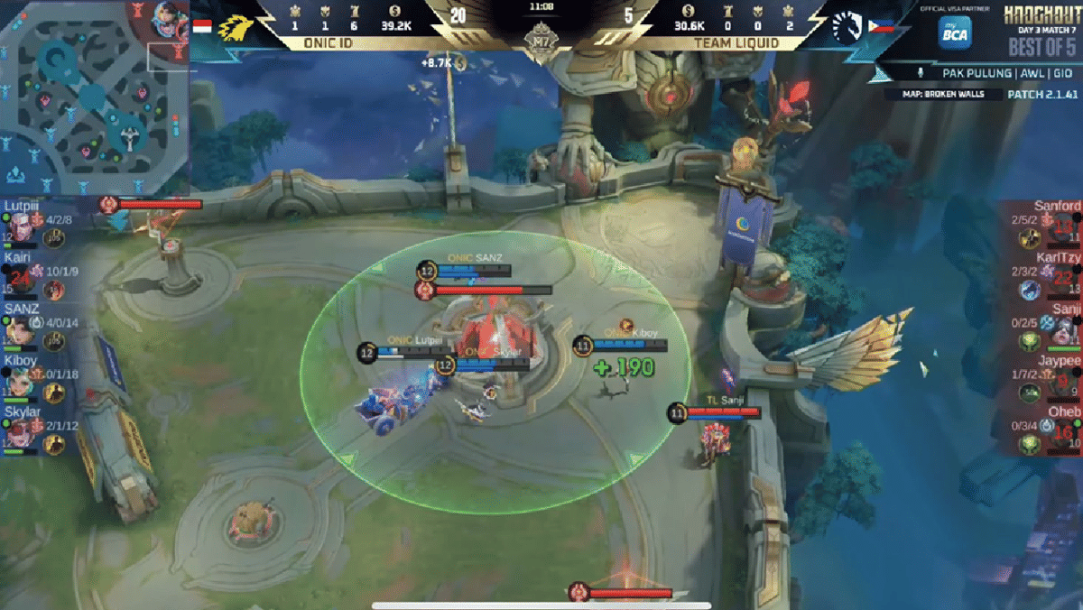 ONIC menang game ketiga berkat draft yang baik