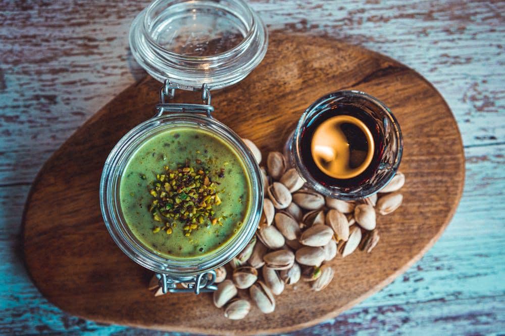 ilustrasi selai pistachio