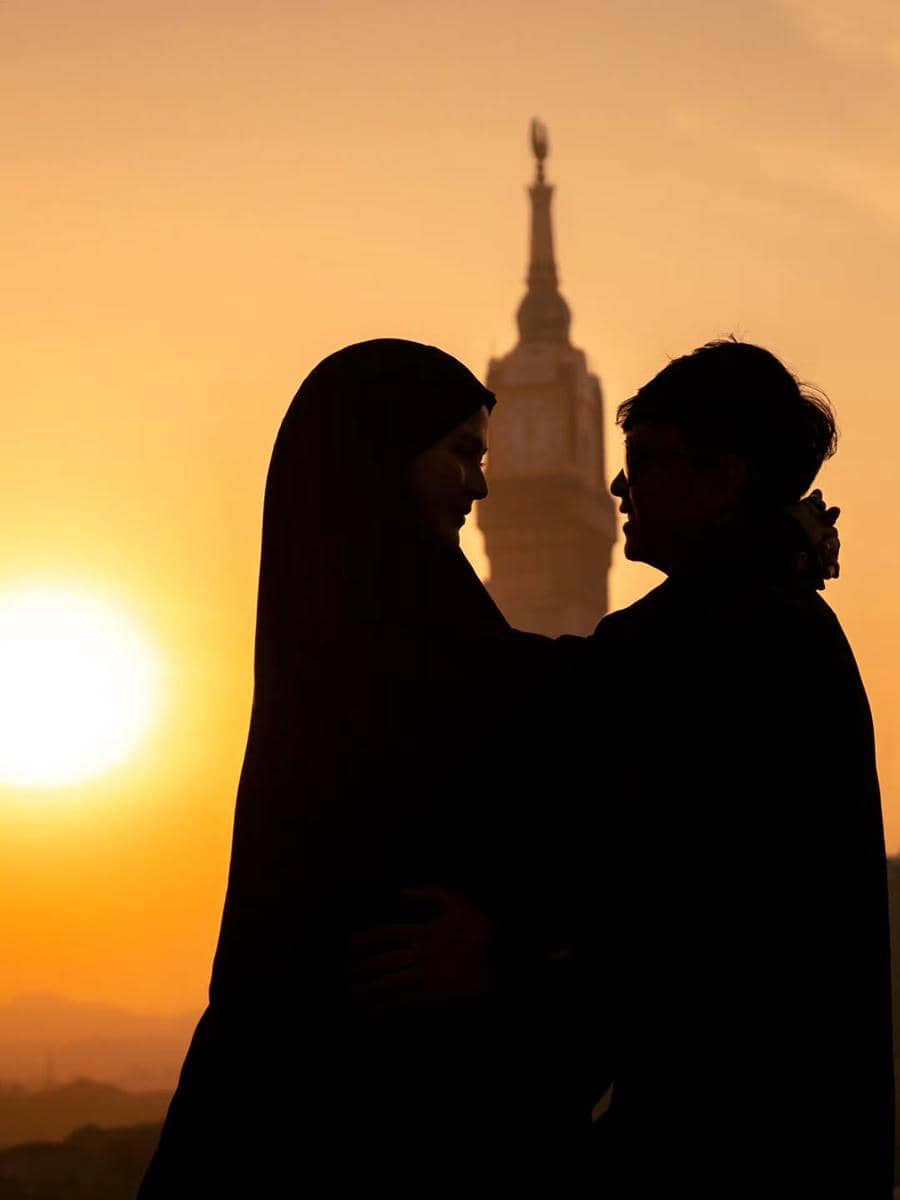 Photoshoot keluarga Denny Caknan di Jabal Khandamah